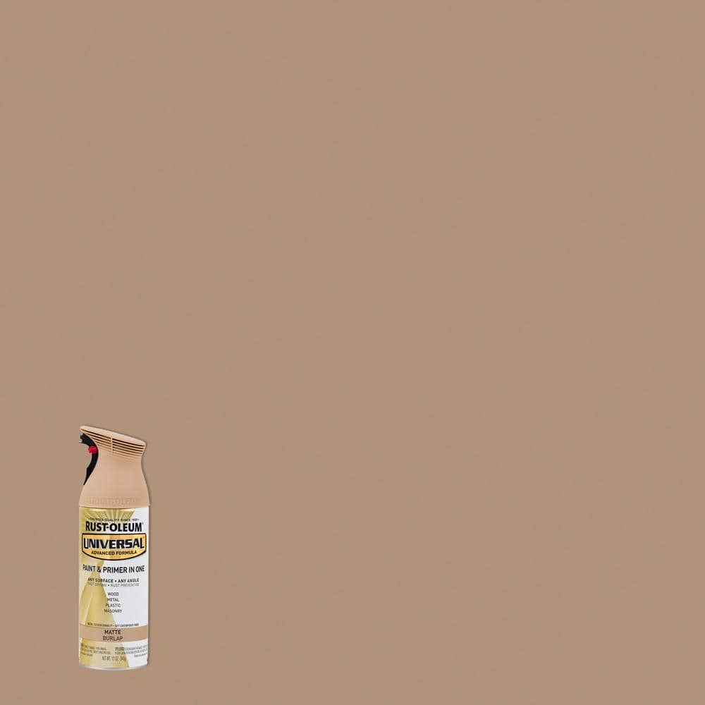 RustOleum Universal 12 oz. All Surface Matte Burlap Spray Paint and