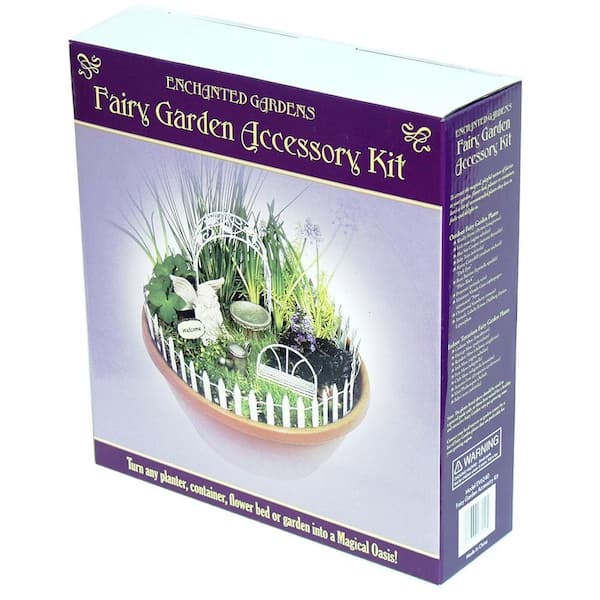 Echo Valley 7 Piece Fairy Garden Starter Accessory Kit