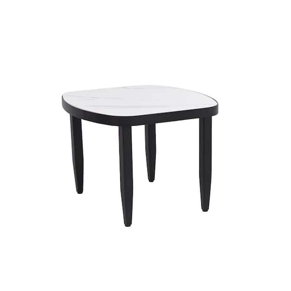 wayofatry Lvod-Modern Aluminum Outdoor Black Coffee Table with
