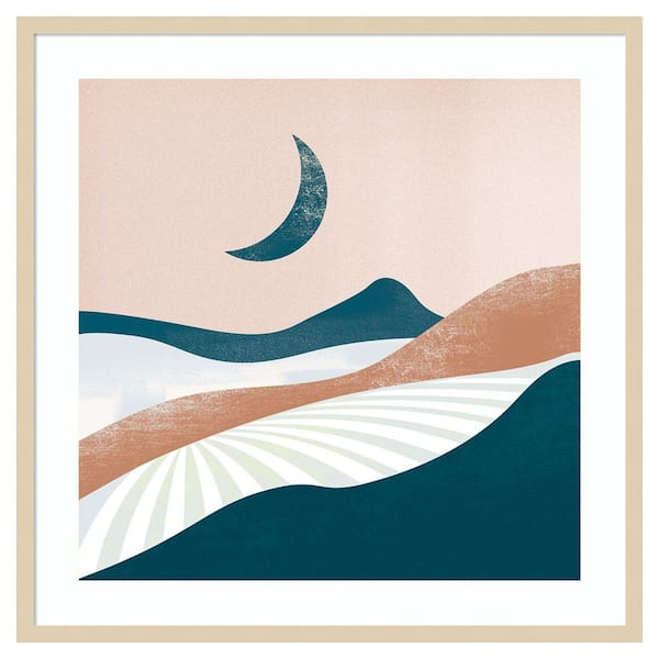 Amanti Art Peaceful Landscape II by Arctic Frame 1 Piece Framed Giclee Nature Art Print 33 in. x 33 in.