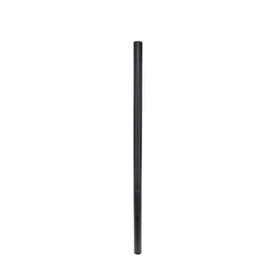 80 in. Black Outdoor Direct Burial Aluminum Lamp Post