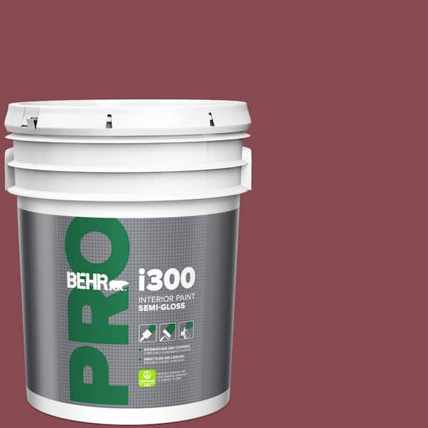 BEHR PRO 5 gal. #ICC-83 Currant Jam Semi-Gloss Interior Paint