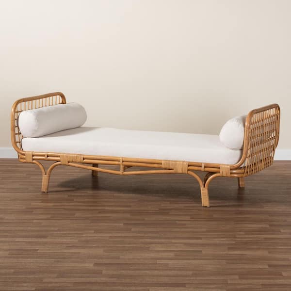 bali & pari Aiko Light Honey Rattan Twin Daybed 259-14240-HD - The