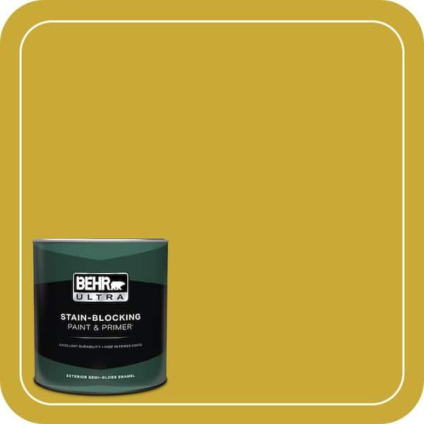 BEHR ULTRA 1 qt. #P320-7 Sweet and Sour Semi-Gloss Enamel Exterior Paint & Primer