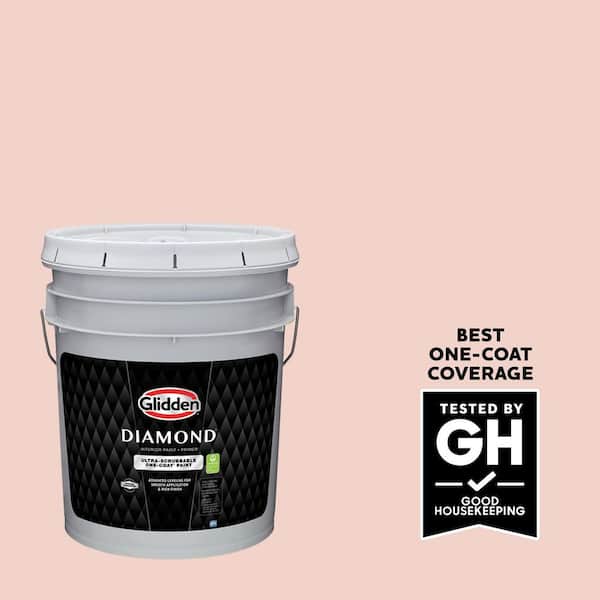 Glidden Diamond 5 gal. Cool Canteloupe PPG1066-3 Eggshell Interior Paint with Primer