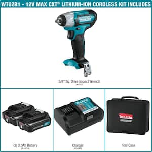 12V max CXT Lithium-Ion Cordless 3/8 in. Square Drive Impact Wrench Kit