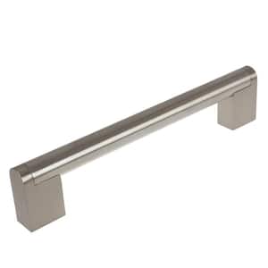 6-1/4 in. Center-to-Center Stainless Steel Finish Round Cross Bar Cabinet Pulls (10-Pack)