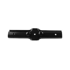 4 ft. x 8 ft. x 6 ft. Black Metal 4 Way Center Replacement Pole Clamp for Premium Welded Wire Kennel