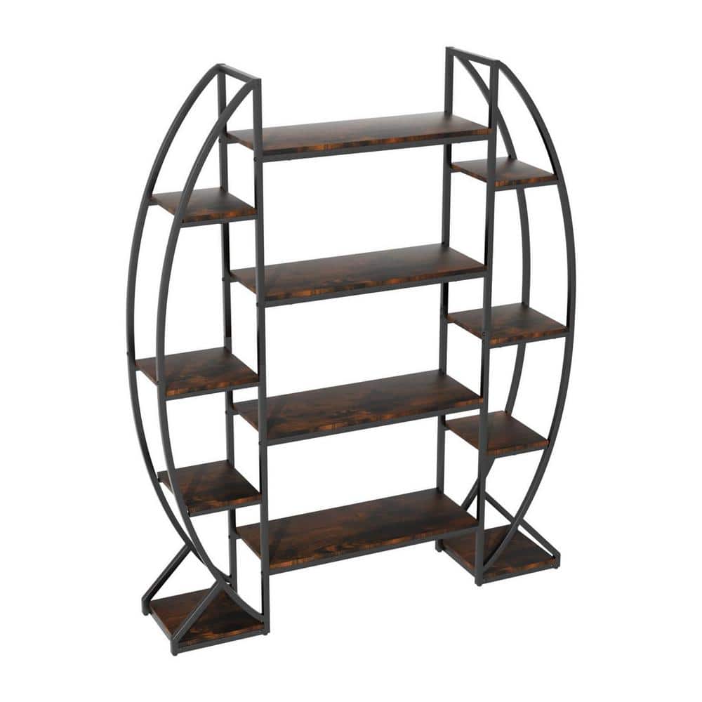 69.6 in. x 49.2 in. x 11.8 in. Indoor Metal Plant Stand Industrial Style La