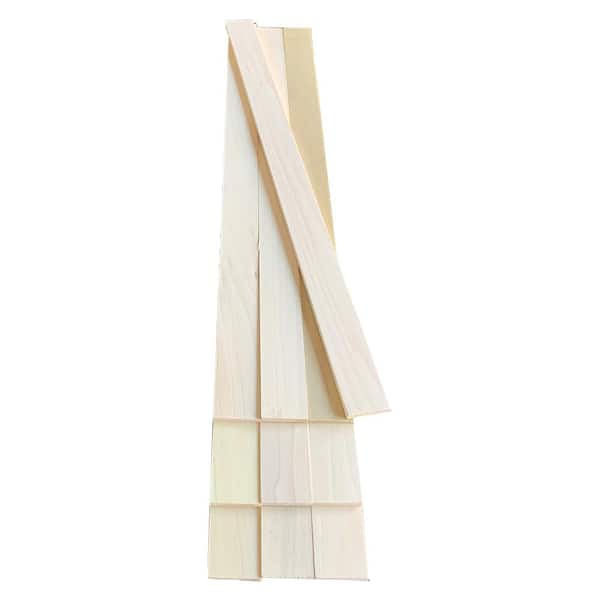 Swaner Hardwood 1/4 in. x 2 in. x 4 ft. Poplar S4S Hobby Board (10-Pack)