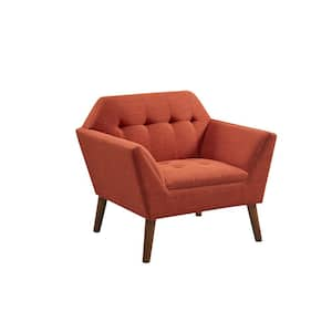 Newport Spice Tufted Lounge Arm Chair