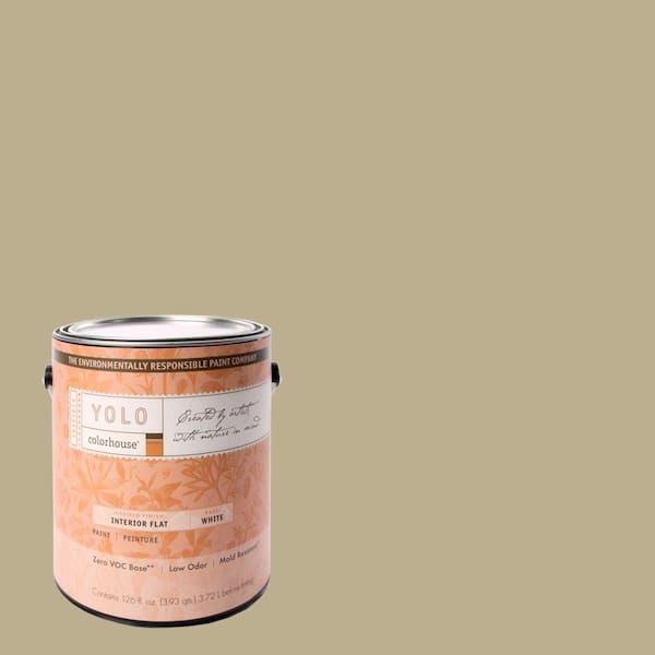 YOLO Colorhouse 1-gal. Metal .02 Flat Interior Paint-DISCONTINUED