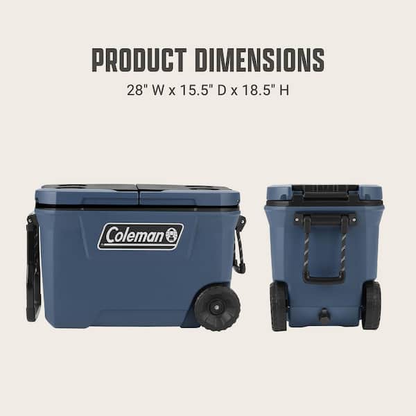 Coleman Flex 'N Go 62-Quart Wheeled Cooler 2225730 - The Home Depot