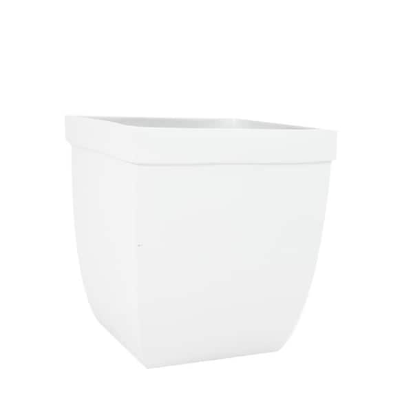 PROVEN WINNERS AquaPots Lite Urban Courtyard 17.5 in. W x 18.3 in. H White Composite Self-Watering Pot