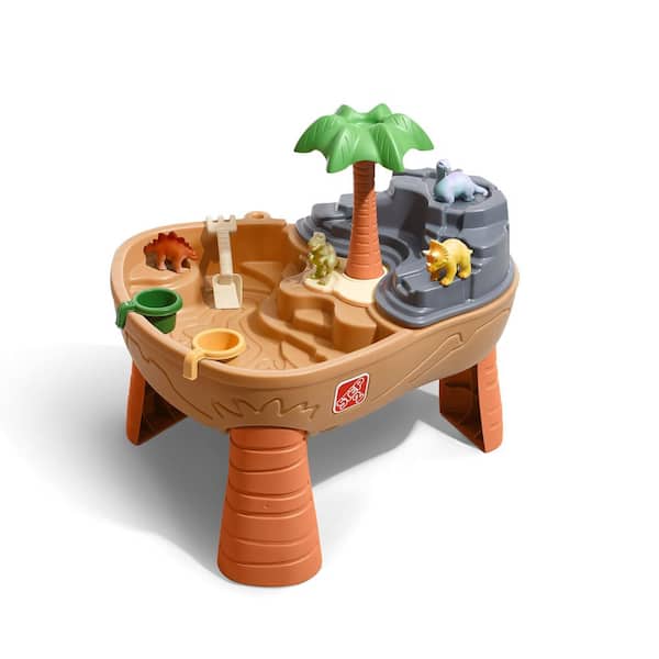 Dino Dig Sand and Water Table with Dinosaur-Themed Accessories