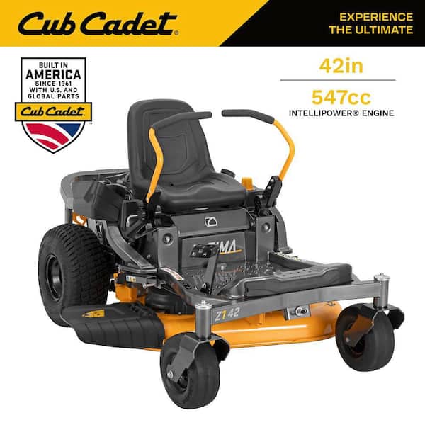 Cub Cadet Ultima ZT1 42 in. 547 cc IntelliPower Engine Dual Hydrostatic Drive Gas Zero Turn Riding Lawn Mower