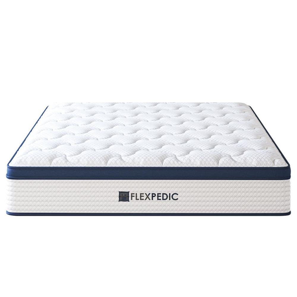 Queen Medium Firm Hybrid Gel Memory Foam and Pocket Springs 12 in. Bed-in-a-Box Mattress price history on PriceWatchPro