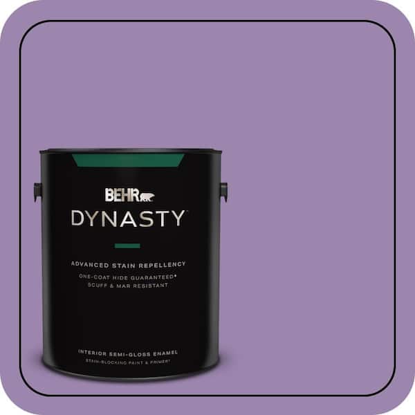 BEHR DYNASTY 1 gal. #M570-5 Celeb City One-Coat Hide Semi-Gloss Enamel Interior Stain-Blocking Paint & Primer