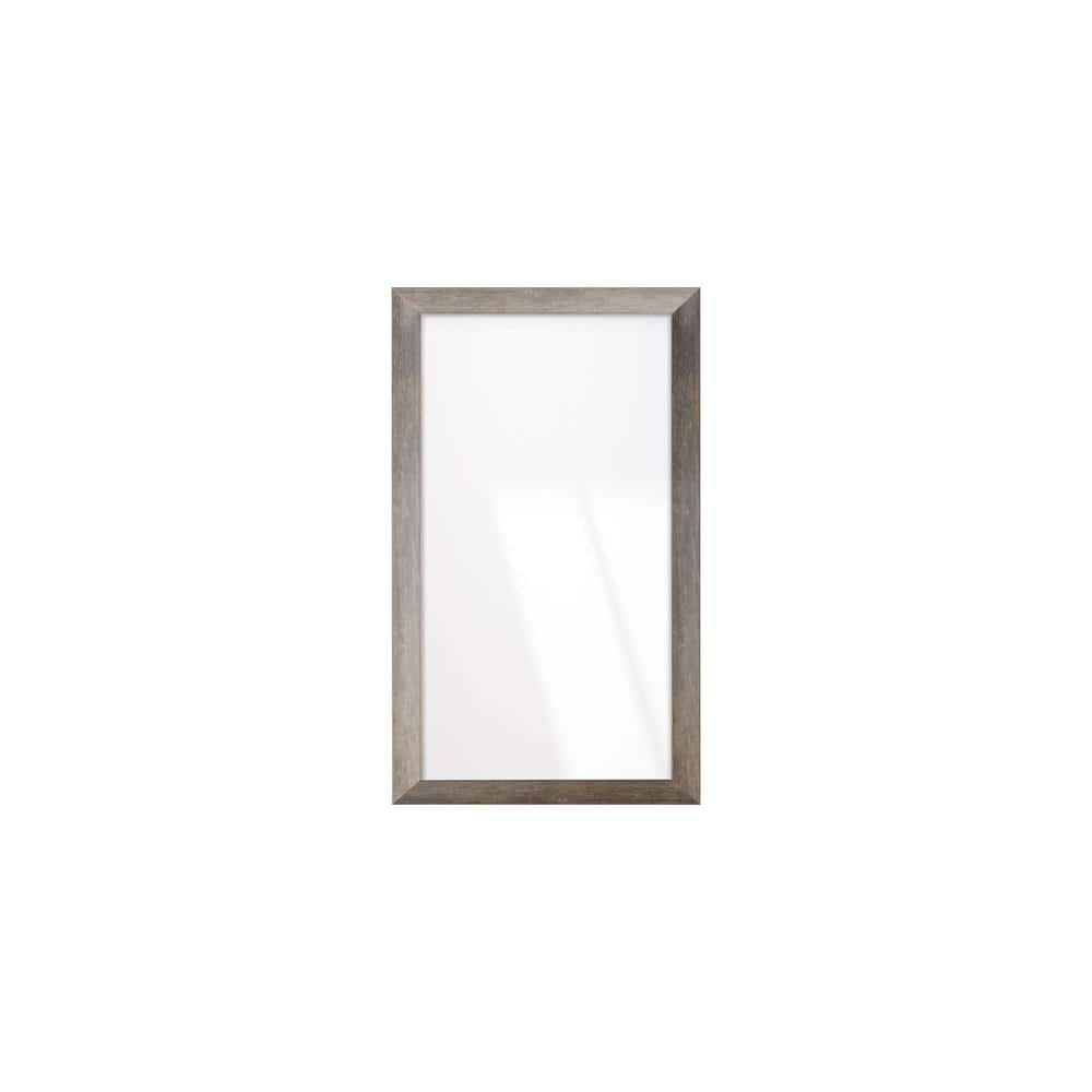 Rustic Weathered Gray Barnwood Framed Wall Mirror 32 in. W x 55 in. H -  BrandtWorks, 141L3