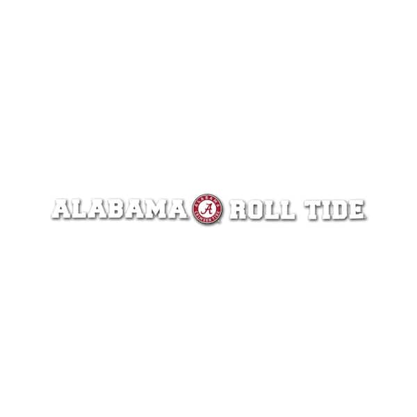 FANMATS Alabama Crimson Tide Sun Stripe 3.25 in. x 34 in. Windshield Decal