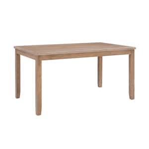 Rodman Antique Finish 60 in. x 36 in. x 30 in. H Rectangular Wood Dining Table