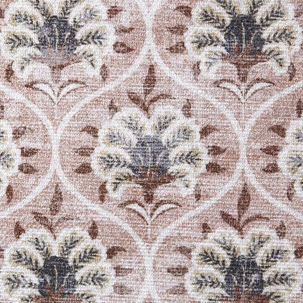 Laura Ashley Amelia Chenille Pink 2 ft. x 6 ft. Woven Trellis Laura Ashley Amelia Chenille Pink 2 ft. x 6 ft. Woven Trellis