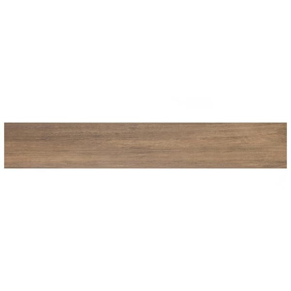 Merola Tile Mt Royale Gunstock 6 in. x 35-1/2 in. Porcelain Floor and Wall Tile (13.68 sq. ft./Case)