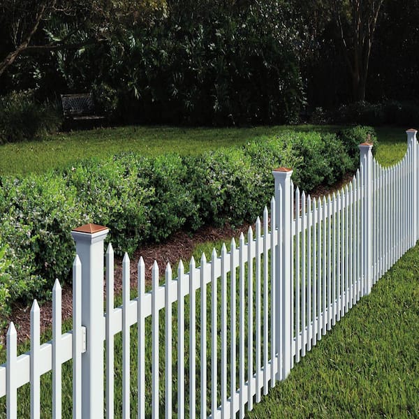Veranda 4 in. x 4 in. x 6 ft. White Vinyl Fence Post