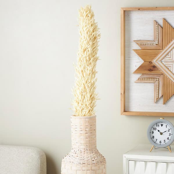 Litton Lane 58 in. Tall Wheat Grass Natural Foliage (1 Bundle)