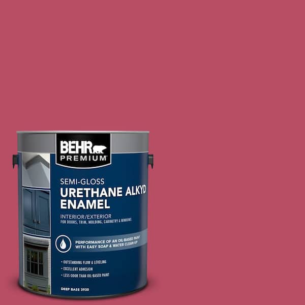 BEHR PREMIUM 1 gal. #P130-7 Glamorous Urethane Alkyd Semi-Gloss Enamel Interior/Exterior Paint