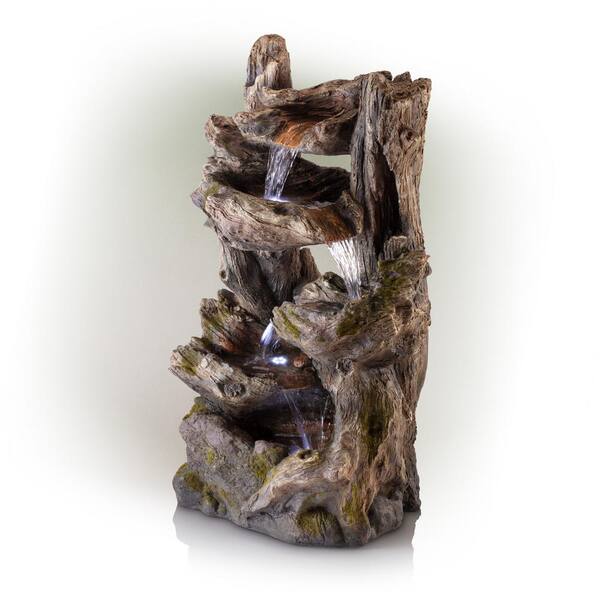 大人女性の Alpine Corporation 39 in. Tall Outdoor 4-Tier Rainforest 洋楽