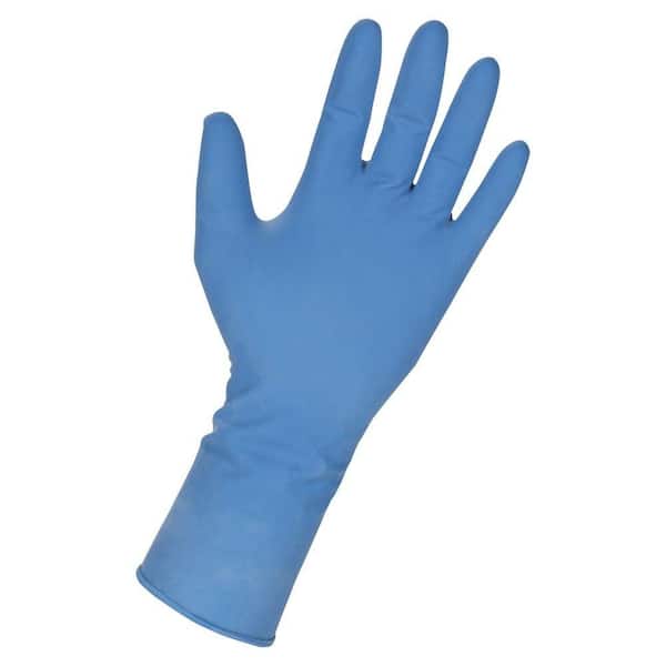 Blue Hawk 10-Pack Large Unisex Polyester Nitrile Dipped Gloves