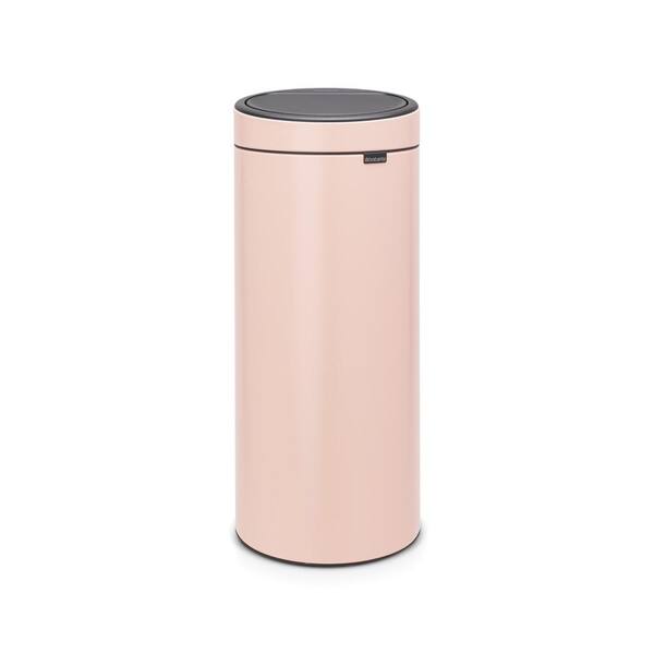 Brabantia 8 Gal. Touch Top Trash Can in Clay Pink