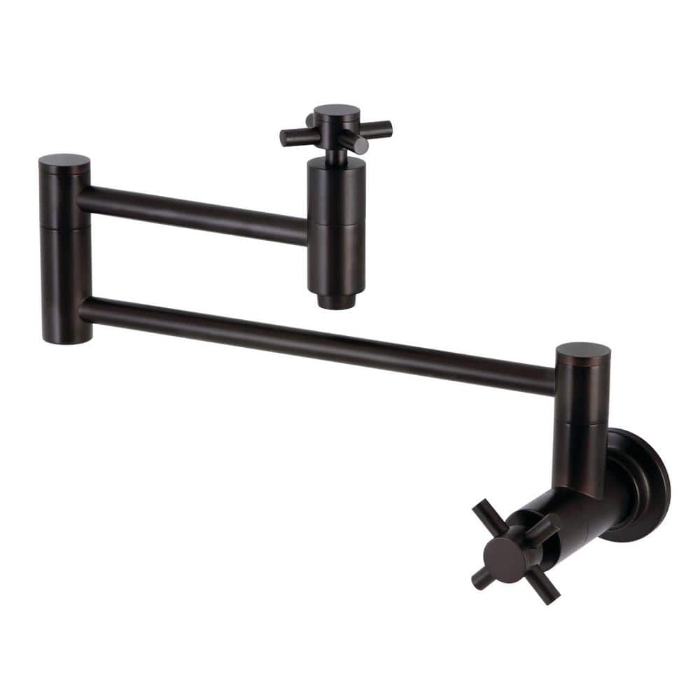 Kingston Brass Concord Wall Mount Pot Filler Faucets in Oil Rubbed ...