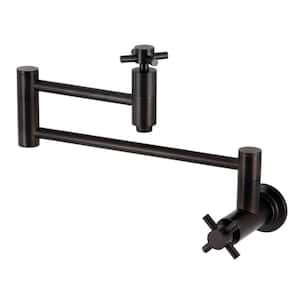 Concord Wall Mount Pot Filler Faucets in Oil Rubbed Bronze