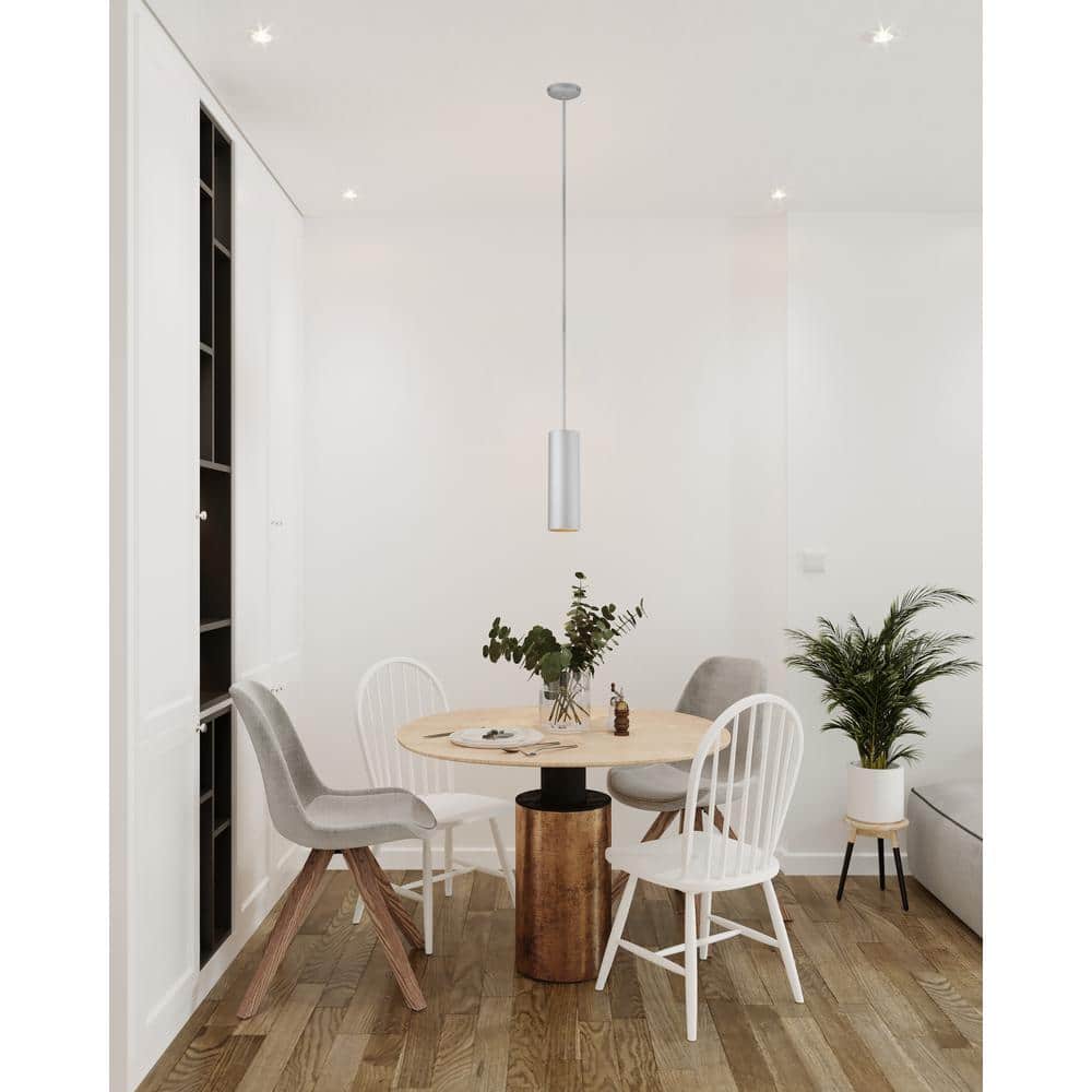 Satin LED Mini Drum Pendant Light for Indoor/Outdoor