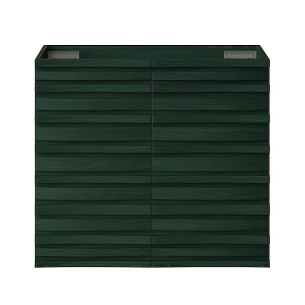 Cascade 24" Wall-Mounted Bath Vanity Cabinet without Top in Green Oak