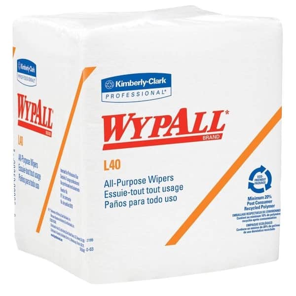 WYPALL L40 White Quarterfold Wipers (56-Count)