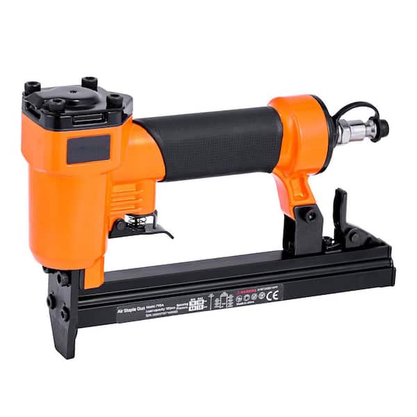 Pneumatic Staple Gun, Corded 22-Gauge Pneumatic Stapler for 71 Series Wire Staples 3/8-in. Crown 5/32 in.-5/8 in. Length