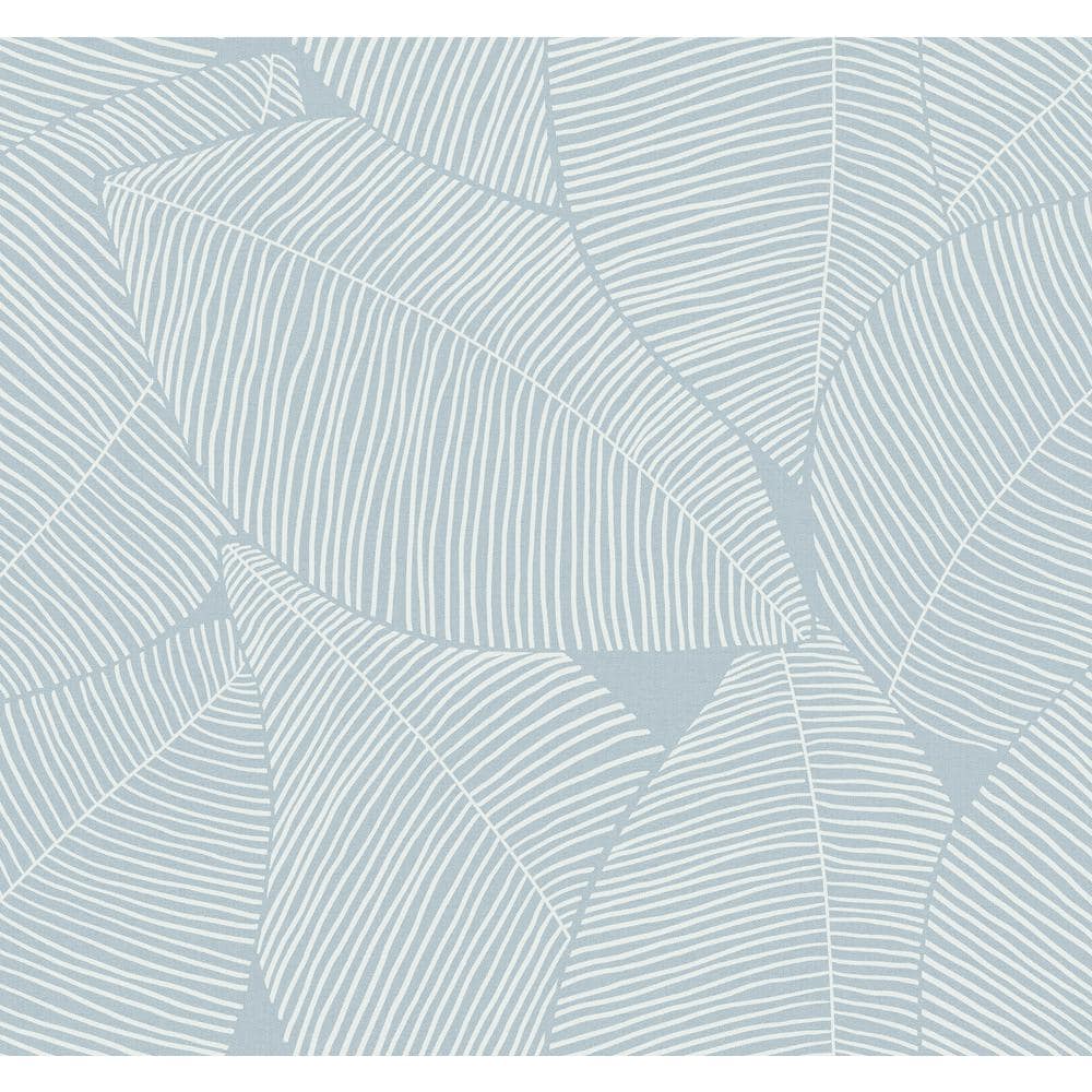 Summer Magnolia Blue Oasis Botanical Paper Non-Pasted Strippable Wallpaper Roll (Covers 60.75 Sq. Ft.) price history on PriceWatchPro