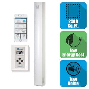 Smart Whole House Basement Energy Efficient Digital Ventilation System/Dehumidifier for 2400 sq. ft.