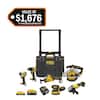 DEWALT 20V Lithium-Ion Cordless 6-Tool Combo Kit with 5.0 Ah and 2.0 Ah Batteries, Charger and Tough System 2.0 Rolling Toolbox DCKTS650D1P1