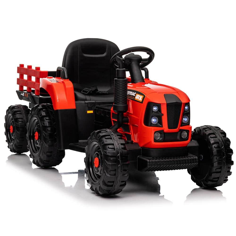 Zeus & Ruta 12-Volt Battery Powered Electric Tractor Toy with Remote ...