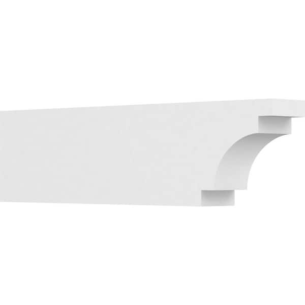 Ekena Millwork 4 in. x 8 in. x 30 in. Mediterranean PVC Rafter Tail Brace