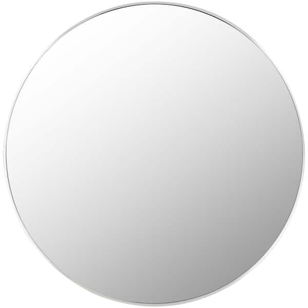 Aranya 22 In. X 22 In. Silver Framed Decorative Mirror RAY040-2222 ...