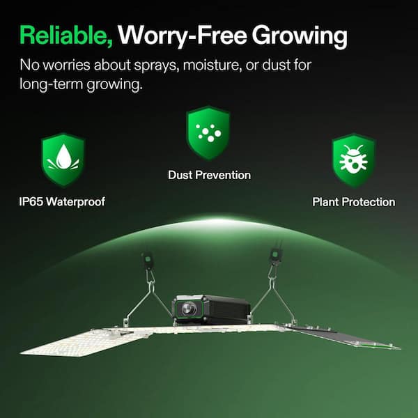 VIVOSUN LumaLight 200-Watt Full Spectrum LED Plant Grow Light with