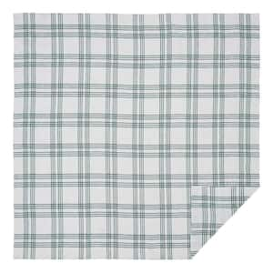 Pine Grove Plaid Queen Cotton Coverlet