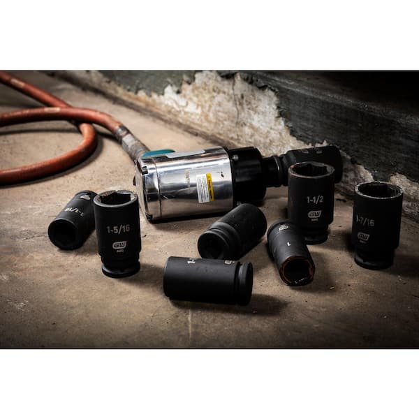 GEARWRENCH 3/4 in. Drive 6-Point SAE Deep Impact Socket Set