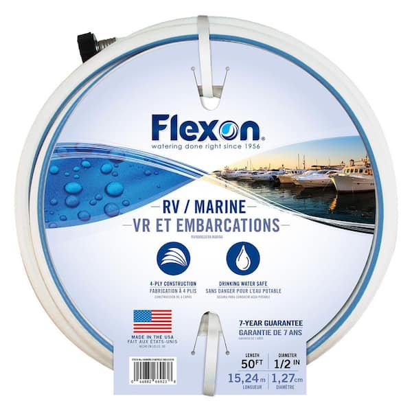 Flexon 1/2 in. Dia x 50 ft. Boat and RV Hose