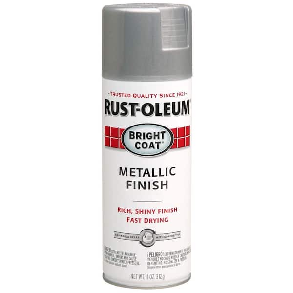 Rust-Oleum 6pk 11oz Universal Metallic Titanium Spray Paint Silver